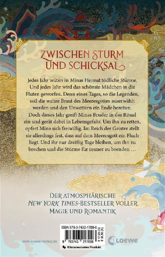 Buchcover und Innenansicht für das Buch: The Girl Who Fell Beneath The Sea