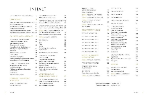 Buchcover und Innenansicht für das Buch: Unser Ayurveda Kitchen Retreat