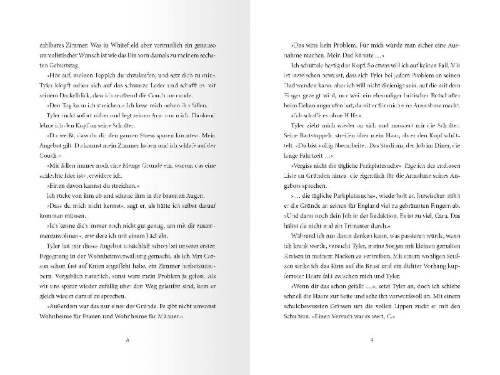 Buchcover und Innenansicht für das Buch: Matching Night - Küsst du den Feind? & Liebst du den Verräter?