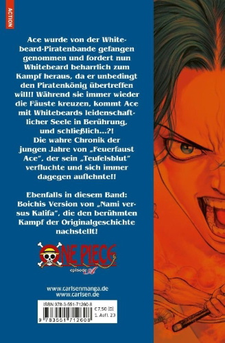 Buchcover und Innenansicht für das Buch: One Piece episode A