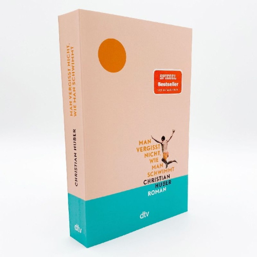 Buchcover und Innenansicht für das Buch: Man vergisst nicht, wie man schwimmt
