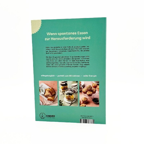 Buchcover und Innenansicht für das Buch: Glutenfrei to go
