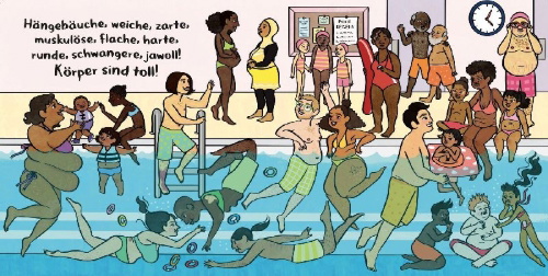 Buchcover und Innenansicht für das Buch: Bodies are cool