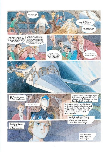Buchcover und Innenansicht für das Buch: Le Chateau des étoiles 7