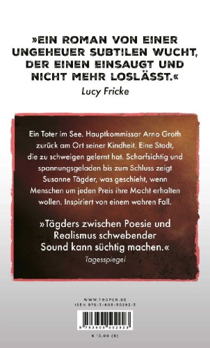 Buchcover und Innenansicht für das Buch: Das Schweigen des Wassers