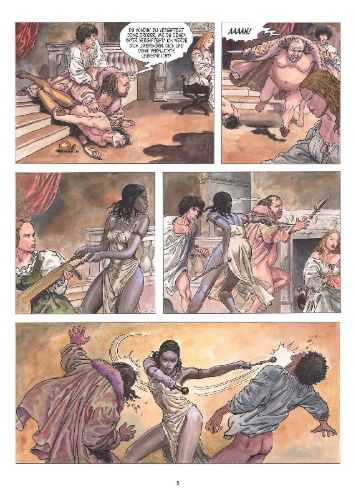 Buchcover und Innenansicht für das Buch: Borgia 4