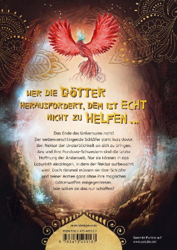 Buchcover und Innenansicht für das Buch: Aru Shah and the Nectar of Immortality