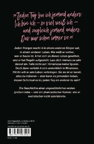 Buchcover und Innenansicht für das Buch: Every Day