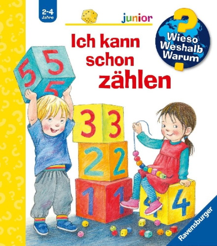 Buchcover und Innenansicht für das Buch: Wieso? Weshalb? Warum? junior, Band 70: Ich kann schon zählen