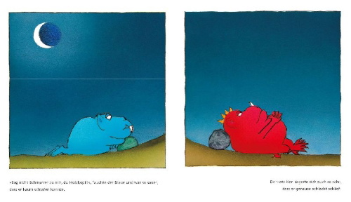 Buchcover und Innenansicht für das Buch: Two Monsters