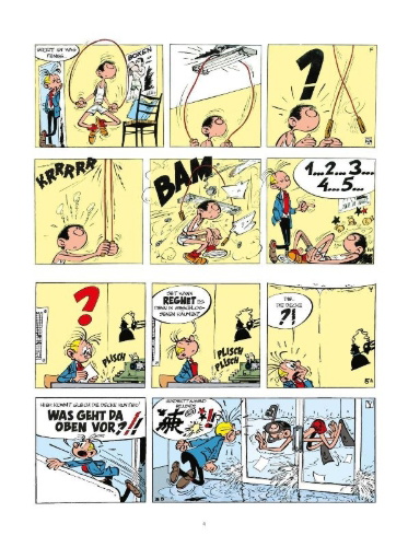 Buchcover und Innenansicht für das Buch: Gaston - Hors-série Tome 6 - Lagaffe champion !