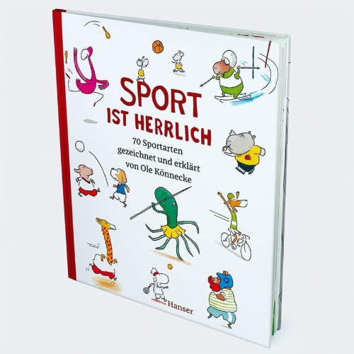 Buchcover und Innenansicht für das Buch: Sport ist herrlich
