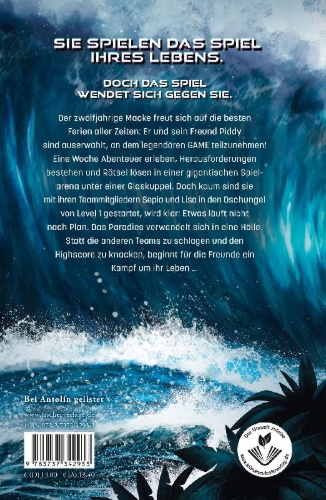 Buchcover und Innenansicht für das Buch: The Game - Das Spiel erwacht.