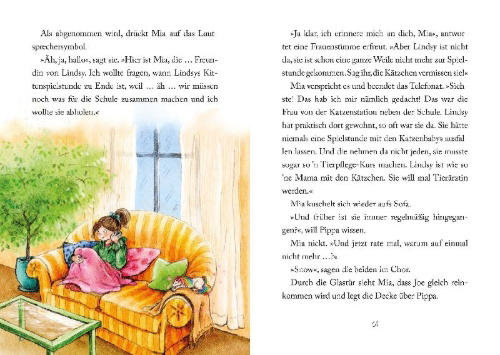 Buchcover und Innenansicht für das Buch: Pippa Pocket - Das Kleinhorn in meiner Hosentasche