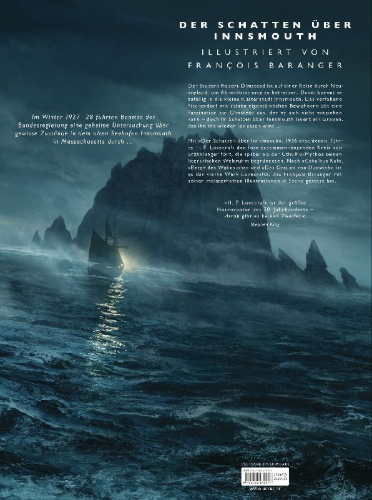 Buchcover und Innenansicht für das Buch: The Shadow over Innsmouth