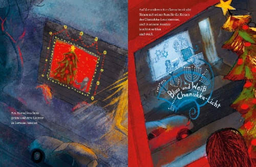 Buchcover und Innenansicht für das Buch: Red and Green and Blue and White