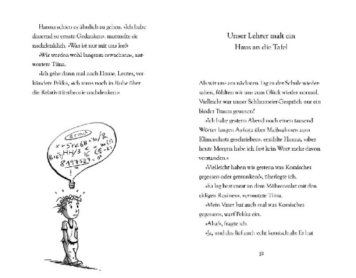 Buchcover und Innenansicht für das Buch: Ellas Klasse und der Wundersmoothie