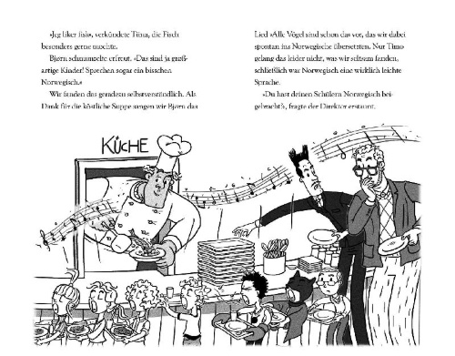 Buchcover und Innenansicht für das Buch: Ellas Klasse und der Wundersmoothie