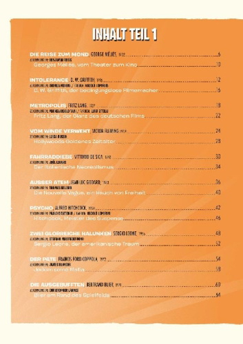 Buchcover und Innenansicht für das Buch: Klassiker der Filmgeschichte