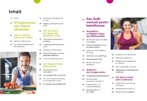 Buchcover und Innenansicht für das Buch: Stoffwechsel-Reset