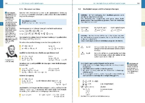 Buchcover und Innenansicht für das Buch: Basiswissen Schule - Mathematik 5. bis 10. Klasse