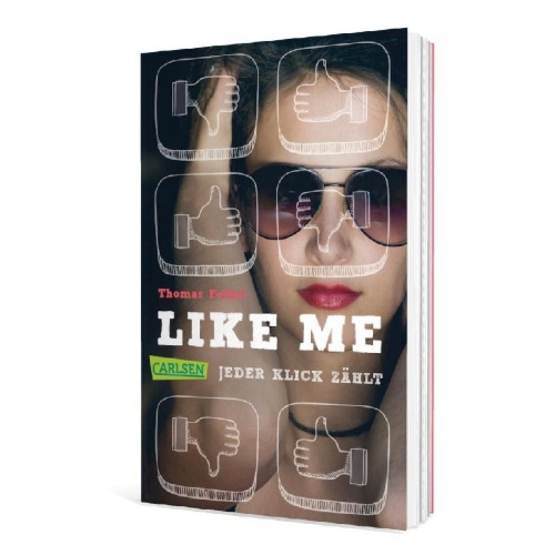 Buchcover und Innenansicht für das Buch: Like me. Jeder Klick zählt