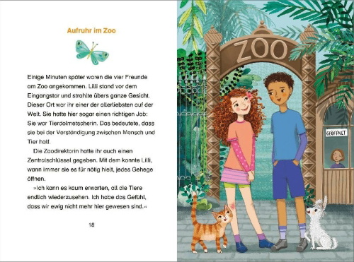 Buchcover und Innenansicht für das Buch: Liliane Susewind - Affen können alles schaffen!