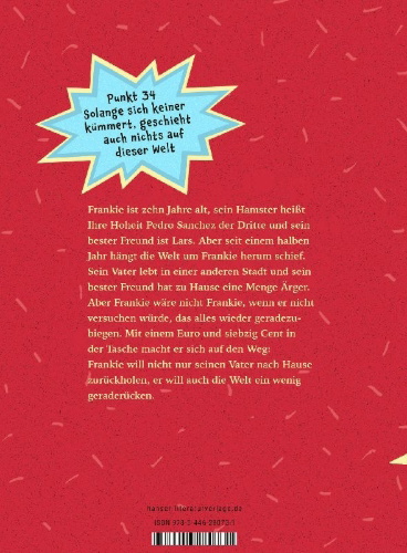 Buchcover und Innenansicht für das Buch: Frankie und wie er die Welt sieht