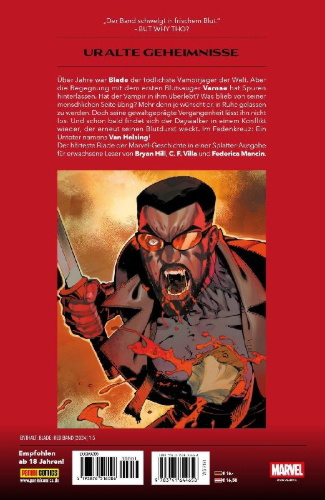 Buchcover und Innenansicht für das Buch: Blade: Red Band (2024) #1-#5