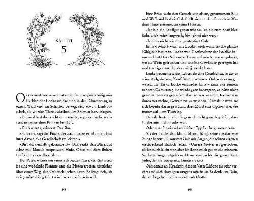 Buchcover und Innenansicht für das Buch: The Prisoner's Throne: A Novel of Elfhame