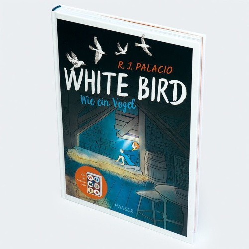 Buchcover und Innenansicht für das Buch: White Bird