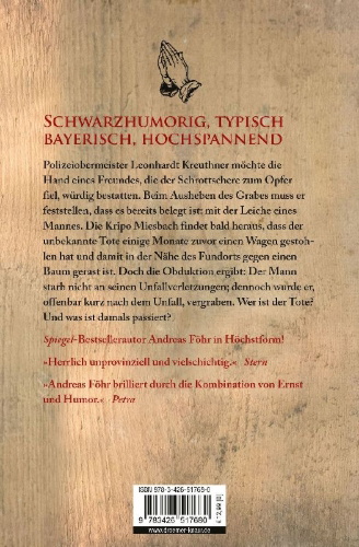 Buchcover und Innenansicht für das Buch: Tote Hand