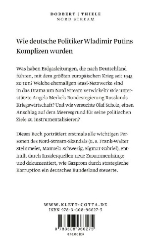 Buchcover und Innenansicht für das Buch: Nord Stream