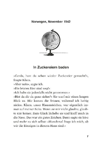 Buchcover und Innenansicht für das Buch: Über die Grenze