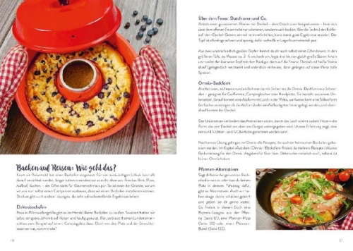 Buchcover und Innenansicht für das Buch: Vanlife Cooking