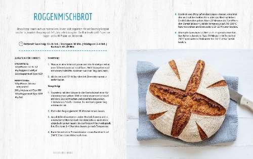 Buchcover und Innenansicht für das Buch: Thomas kocht: Brot, Brötchen und Gebäck