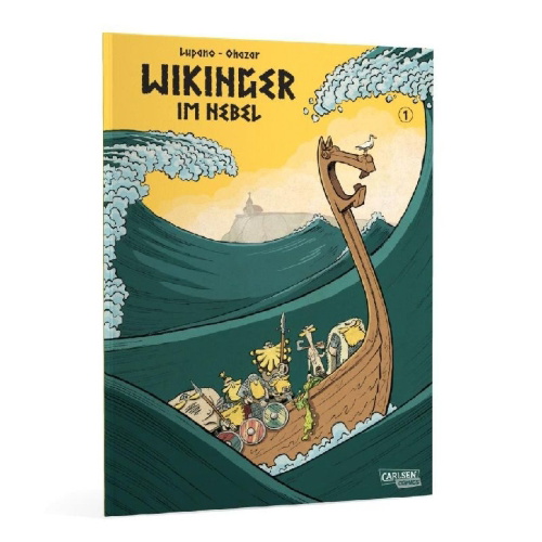 Buchcover und Innenansicht für das Buch: Vikings dans la brume - Tome 1