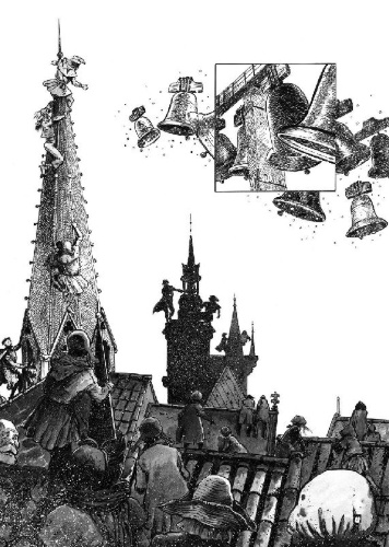 Buchcover und Innenansicht für das Buch: Notre Dame de Paris