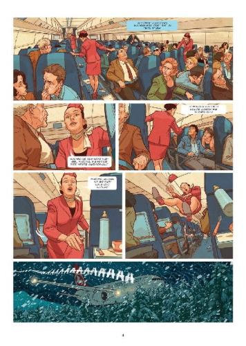 Buchcover und Innenansicht für das Buch: Das Mädchen mit den blauen Augen (Graphic Novel)
