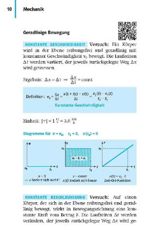 Buchcover und Innenansicht für das Buch: Sicher im Abi Kompakt-Wissen Physik