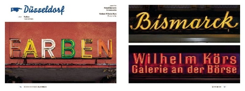 Buchcover und Innenansicht für das Buch: Neon Deutschland