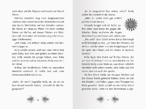 Buchcover und Innenansicht für das Buch: Pferdeflüsterer-Mädchen, Band 3 - Das verbotene Turnier