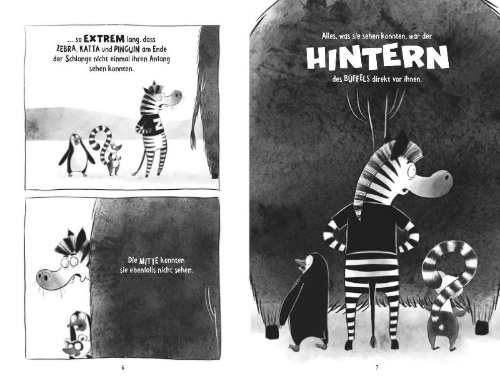 Buchcover und Innenansicht für das Buch: The Terrible Trio: The (not so) Superheroes