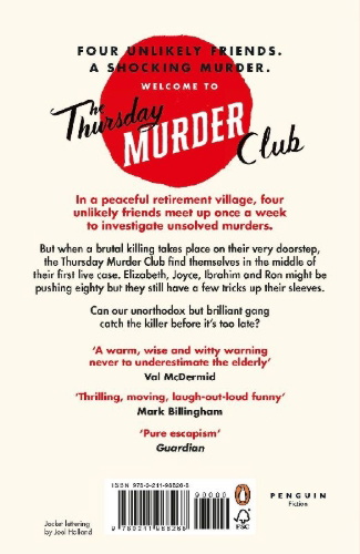Buchcover und Innenansicht für das Buch: The Thursday Murder Club