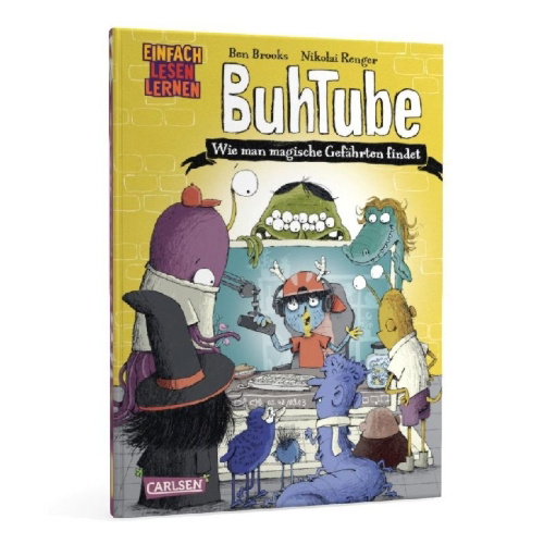 Buchcover und Innenansicht für das Buch: BuhTube: Wie man magische Gefährten findet