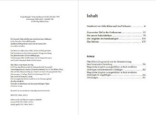 Buchcover und Innenansicht für das Buch: Sonderbehandlung