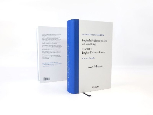 Buchcover und Innenansicht für das Buch: Logisch-Philosophische Abhandlung · Tractatus Logico-Philosophicus. Kritische Ausgabe