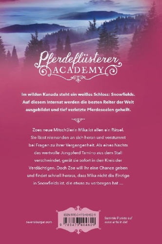 Buchcover und Innenansicht für das Buch: Pferdeflüsterer-Academy, Band 13 - Taminos Entführung