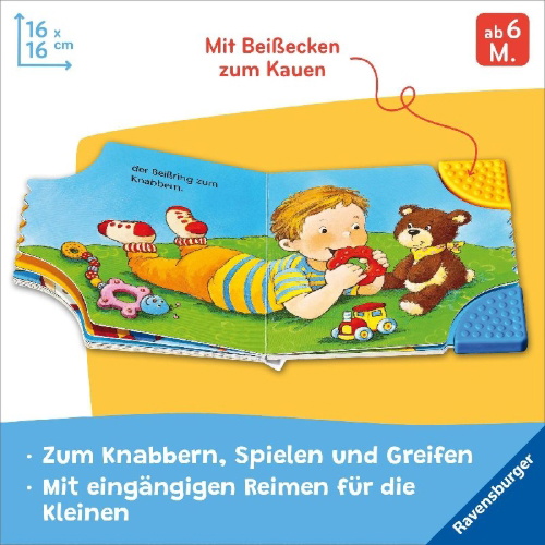 Buchcover und Innenansicht für das Buch: Mein erstes Buch zum Anbeißen