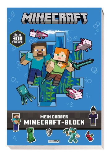 Buchcover und Innenansicht für das Buch: Minecraft: Mein großer Minecraft-Block